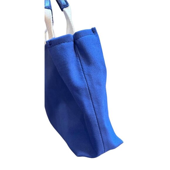 Dolce & Gabbana Canvas Tote Bag - Blue & White - Small Luxury Designer - Picture 7 of 7